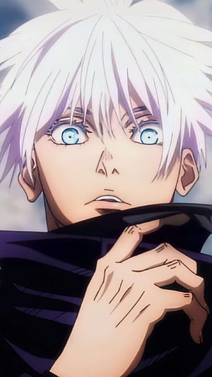 Gojo Satoru from Jujutsu Kaisen Anime Character Portrait HD phone wallpaper