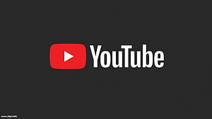 YouTube Official Logo With Red Play Button On Dark Background HD wallpaper
