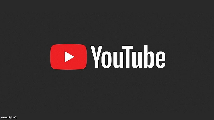 YouTube Official Logo With Red Play Button On Dark Background HD wallpaper