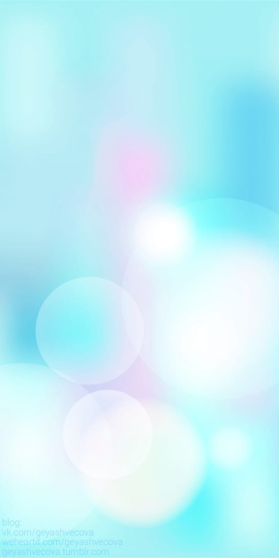 Soft Pastel Blue Bokeh Bubbles with Dreamy Light Flares and Gentle Gradient Background HD phone wallpaper