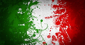 Mexico Flag Grunge Paint Splatter Design with Green White and Red Vertical Stripes HD wallpaper