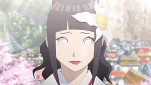 Hinata Hyuga in Traditional Wedding Attire from Naruto Shippuden Anime HD wallpaper