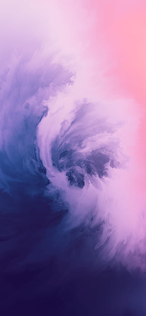 Abstract Swirling Clouds in Pastel Pink and Purple Gradient HD phone wallpaper