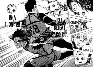 Blue Lock Manga Chapter 54: Intense One-on-One Soccer Duel HD wallpaper