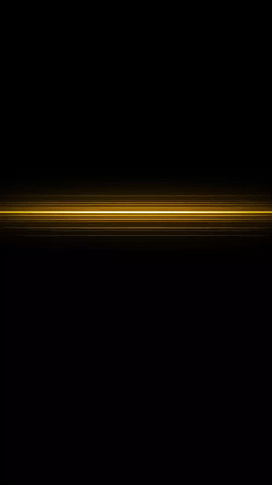 Abstract Golden Horizontal Light Streaks on Black Background HD phone wallpaper