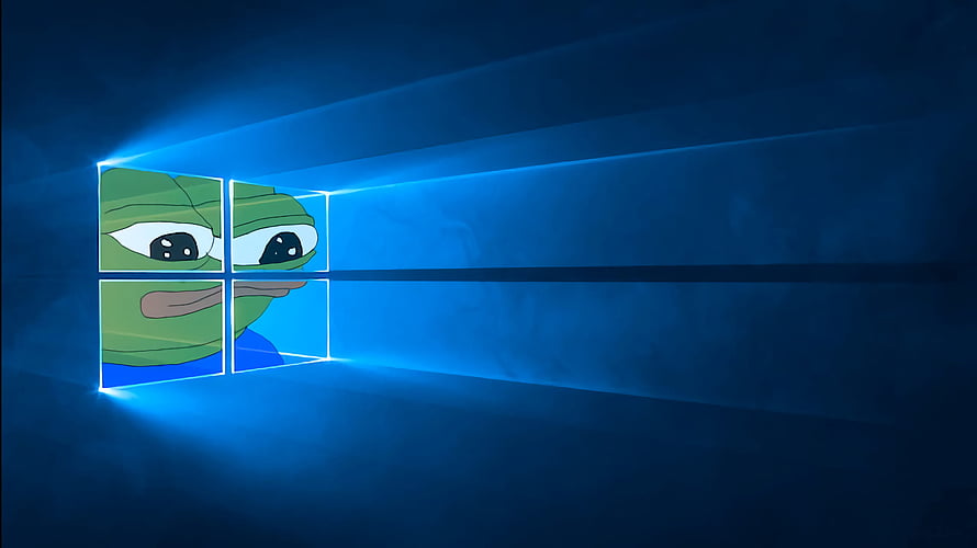 Pepe the Frog Windows 10 Desktop Wallpaper HD wallpaper