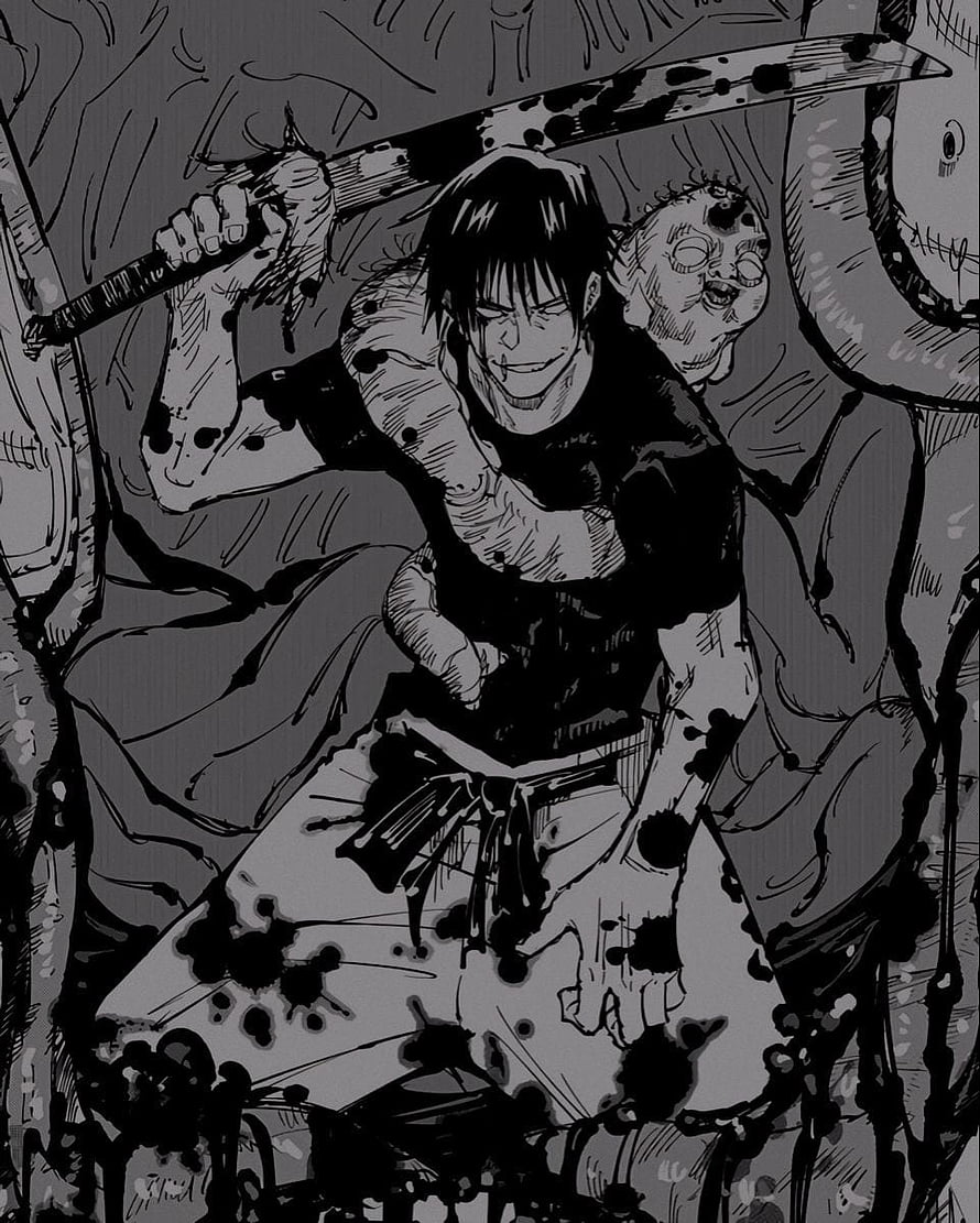 Grimmjow Jaegerjaquez Bleach Anime Manga Character Black And White Illustration, ❥, toji fushiguro HD phone wallpaper