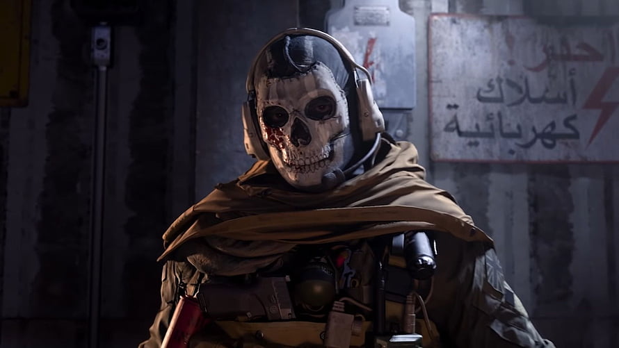 Ghost Operator in Tactical Gear and Skull Mask from Call of Duty Warzone 2 HD wallpaper