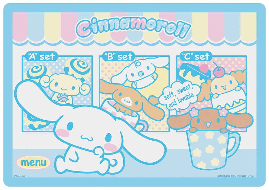 Cinnamoroll Sanrio Character Menu Illustration with Pastel Bakery Theme HD wallpaper