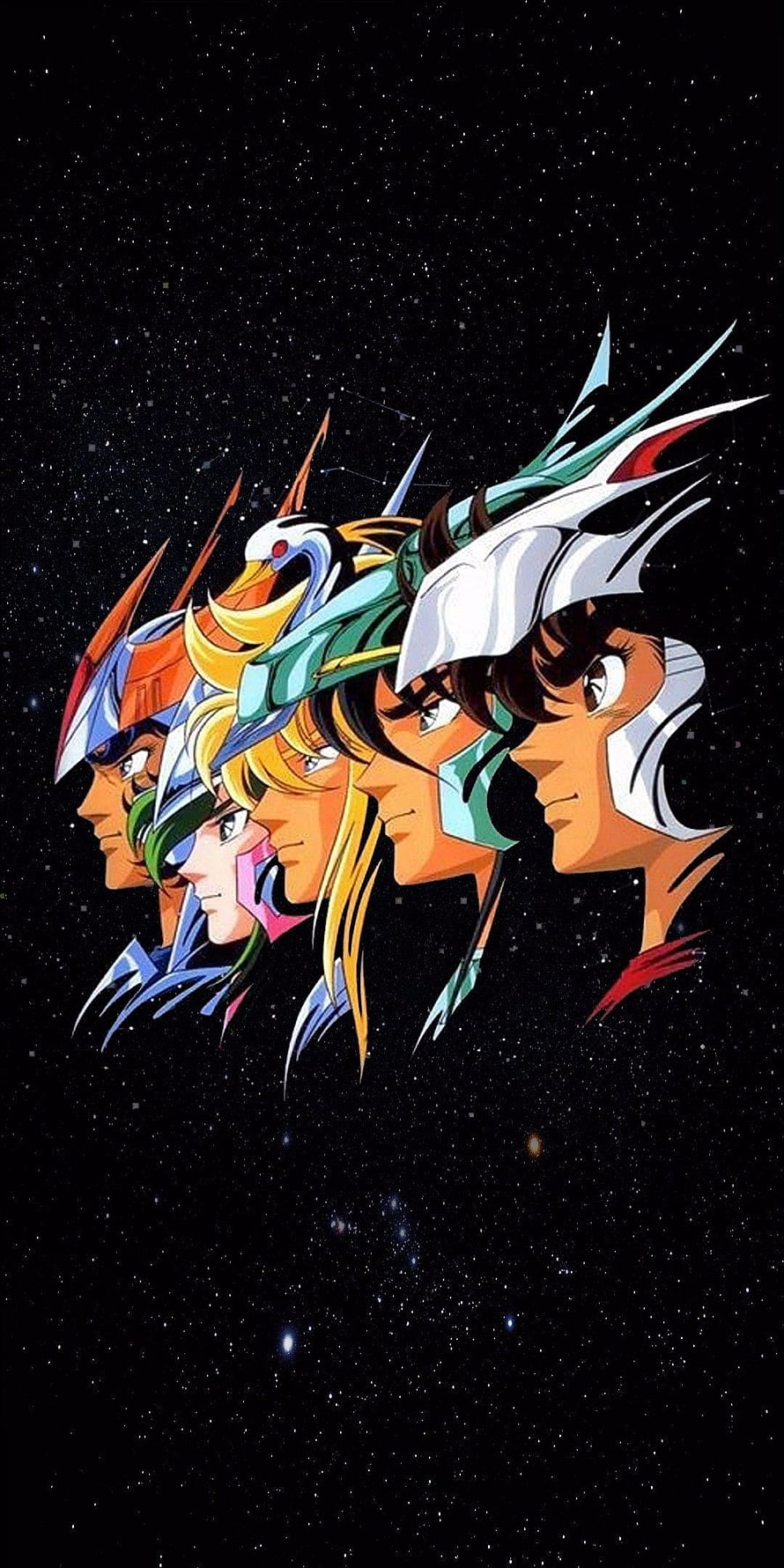 Saint Seiya Knights of the Zodiac Anime Profile Lineup Wallpaper HD phone wallpaper
