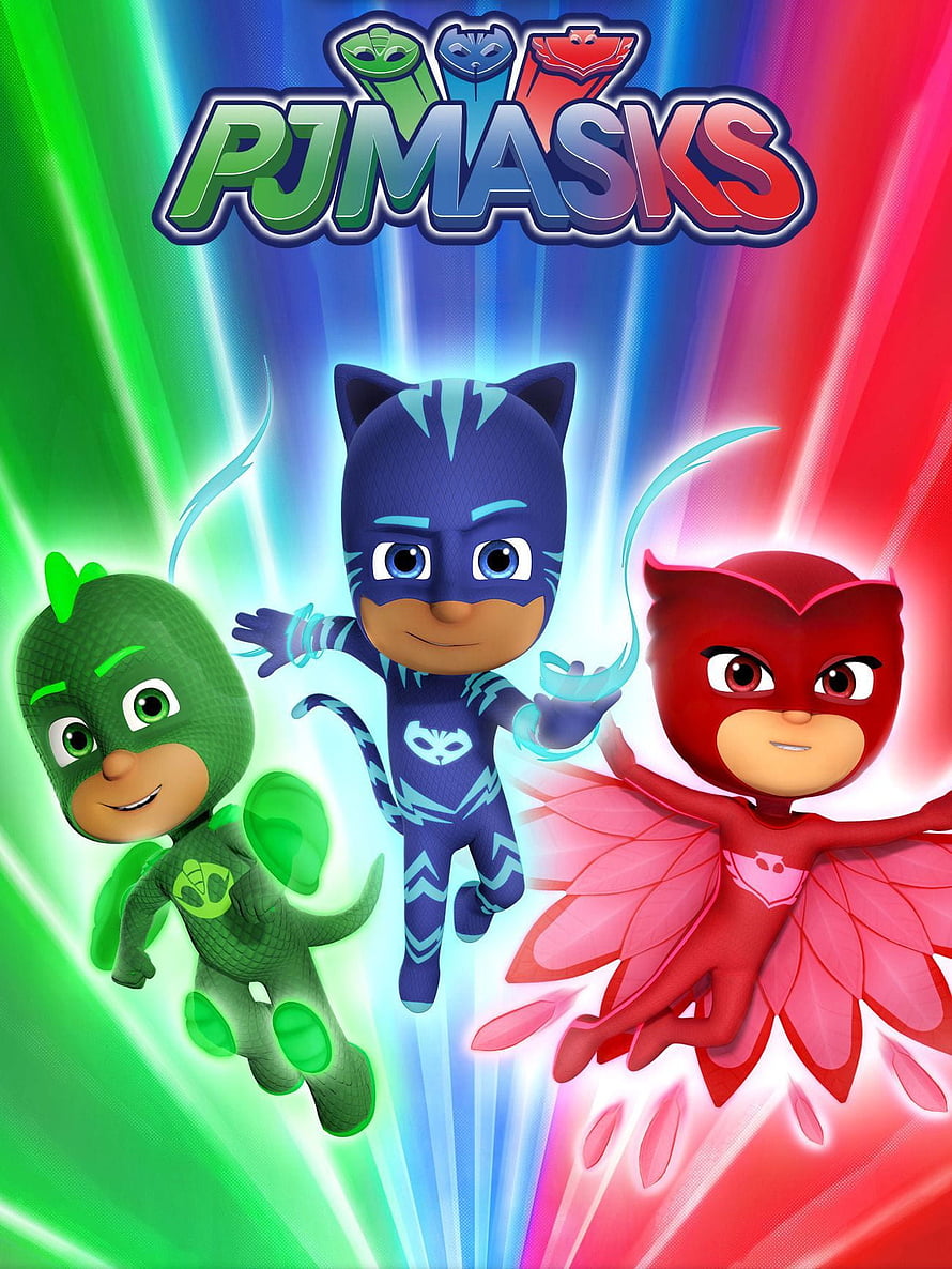 PJ Masks Team Gekko Catboy and Owlette Flying Hero Poster HD phone wallpaper