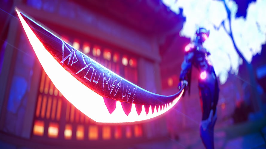 Overwatch Genji Dragonblade Skin Neon Glow Wallpaper HD wallpaper