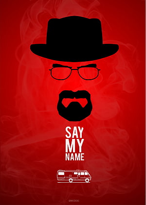 Breaking Bad Minimalist Poster Featuring Walter White Silhouette and RV Icon HD phone wallpaper