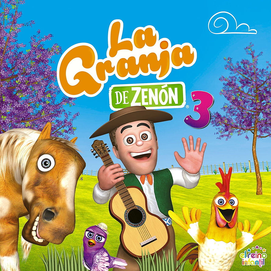 La Granja De Zenón 3 Farm Scene Featuring Bartolito, Horse, Chicken, and Bird HD phone wallpaper