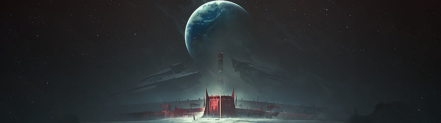 Destiny 2 Space Station and Planet Concept Art Wallpaper HD wallpaper