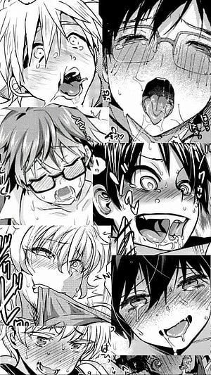 Black and White Anime Manga Panel Compilation Featuring Expressive Character Faces HD phone wallpaper
