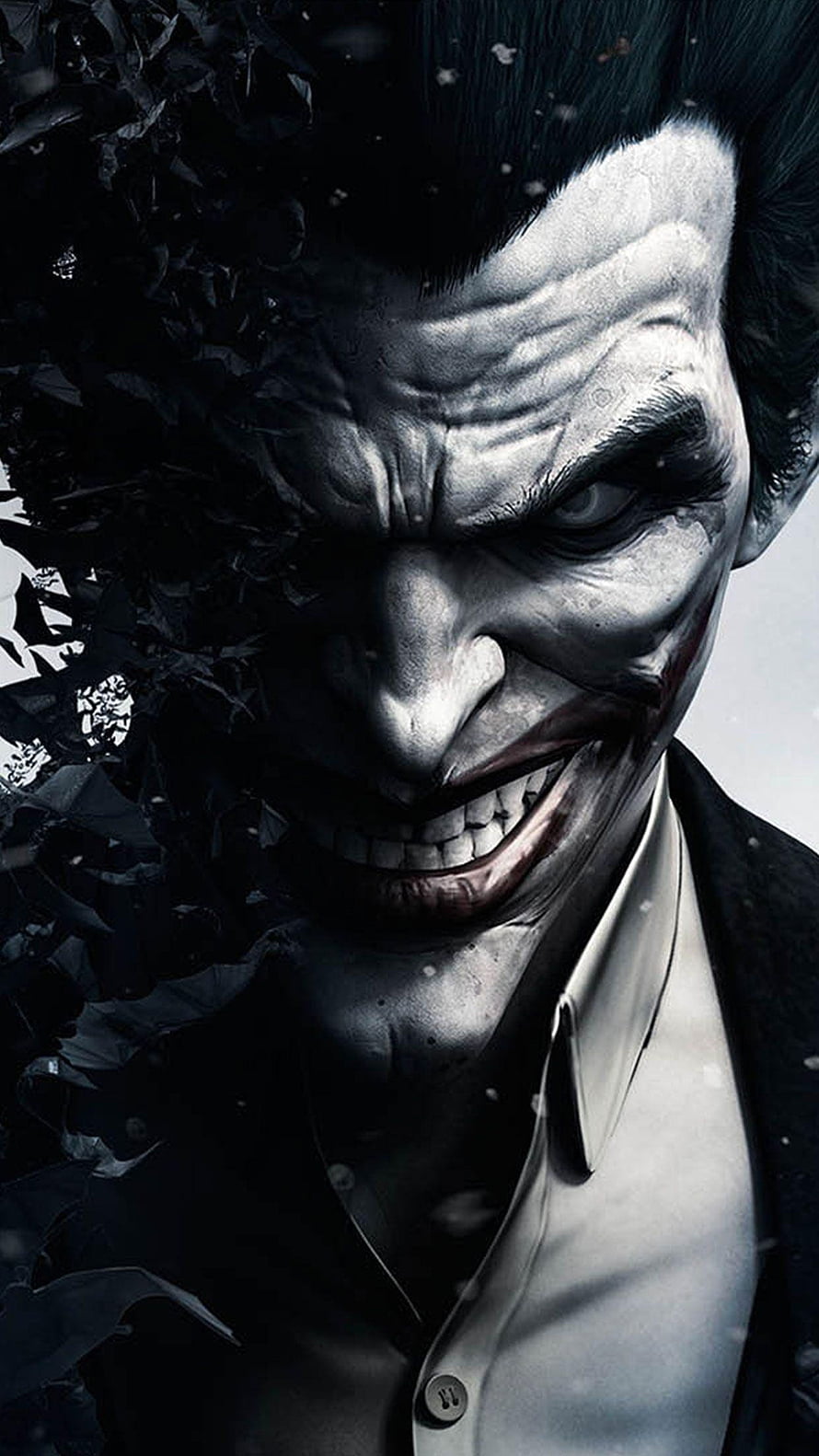 The Joker Dark Portrait Wallpaper HD phone wallpaper