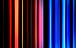 Abstract Vertical Neon Light Stripes Background HD wallpaper