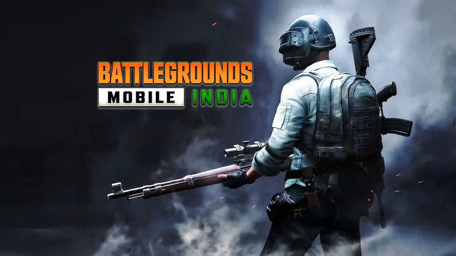 Battlegrounds Mobile India soldier holding rifle in smoky battlefield HD wallpaper