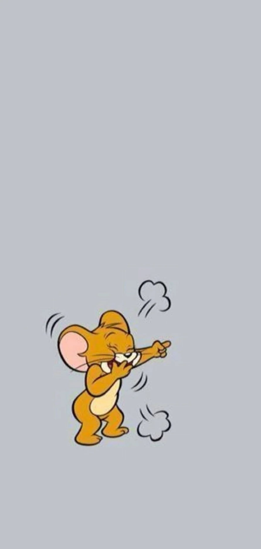Jerry the Mouse Pointing and Laughing in Classic Cartoon Style HD phone wallpaper