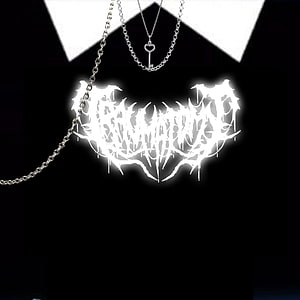 Gothic Silver Key Necklace with Heart Pendant on Black Background HD phone wallpaper