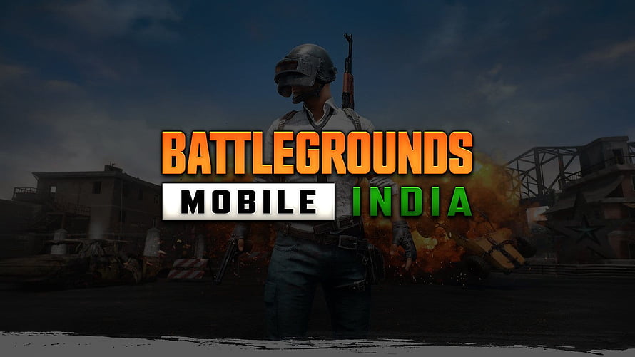 Battlegrounds Mobile India Soldier Character with Helmet and Weapon in War Zone HD wallpaper