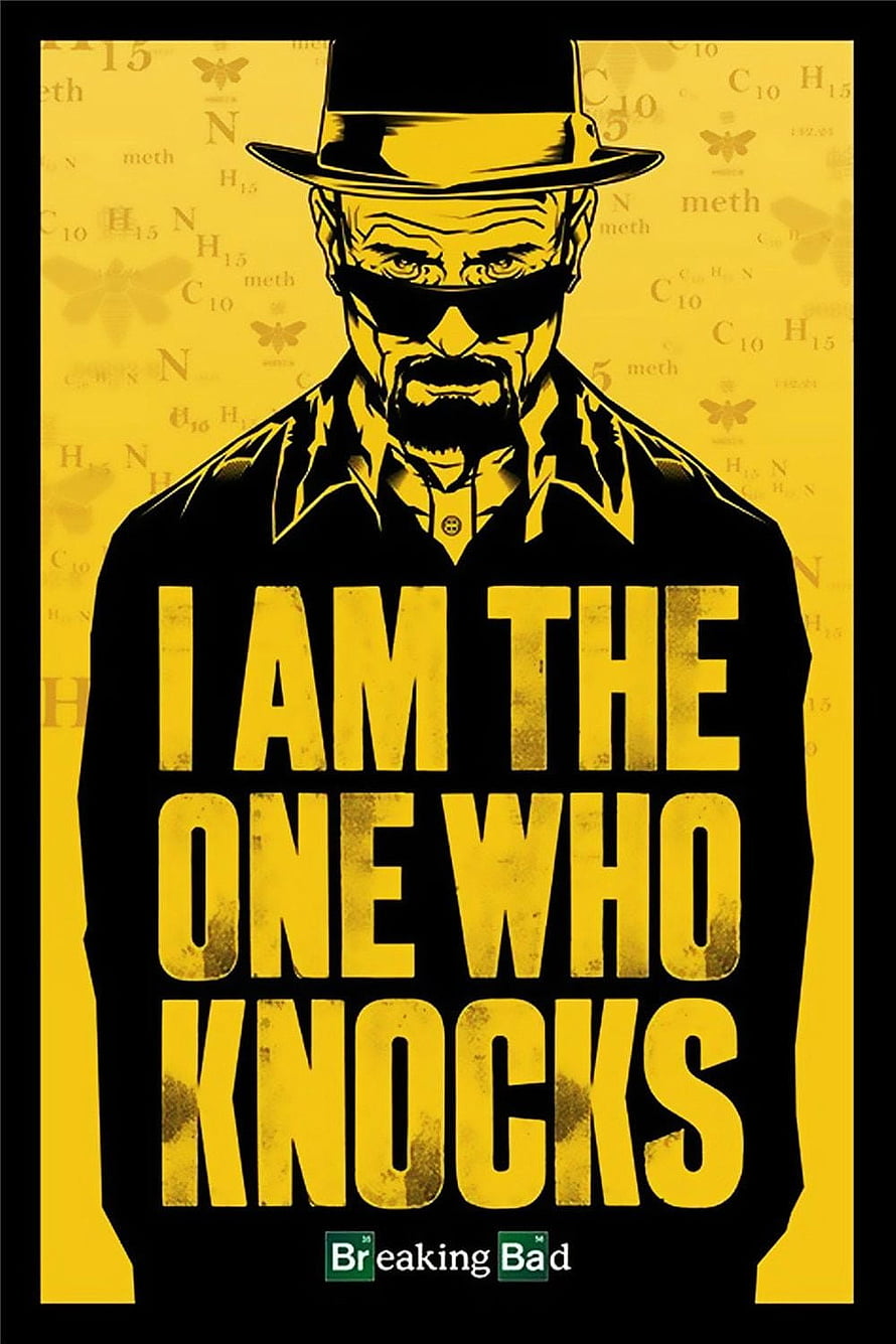 Breaking Bad I Am The One Who Knocks Poster Art HD phone wallpaper