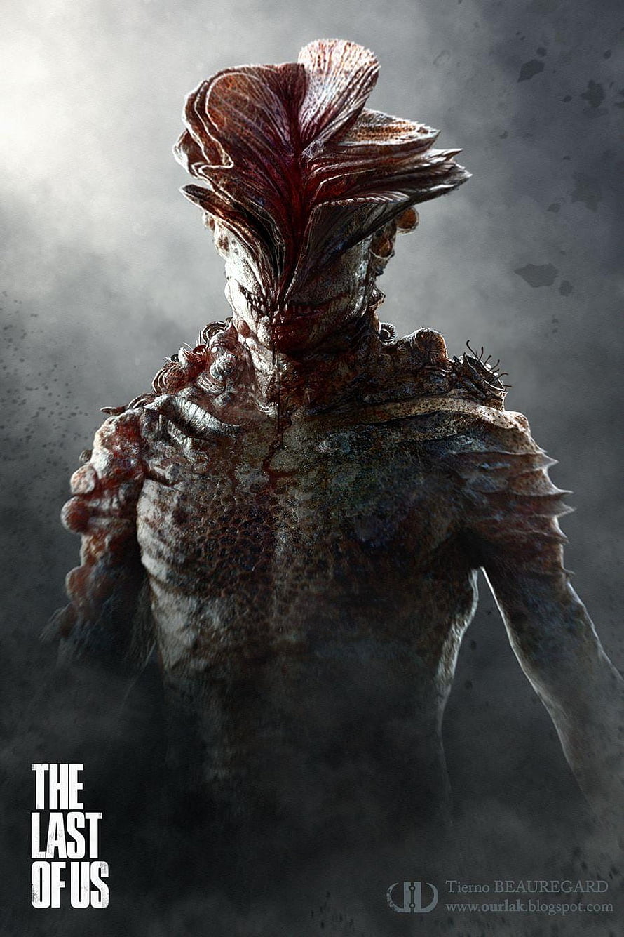 The Last of Us Clicker Infected Character Concept Art HD phone wallpaper