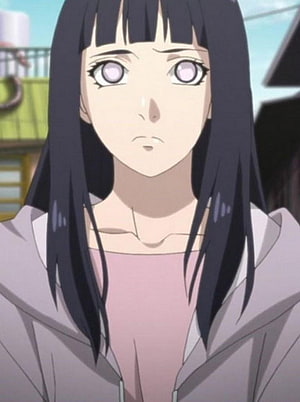 Hinata Hyuga Anime Portrait with Long Black Hair and Soft Expression HD phone wallpaper