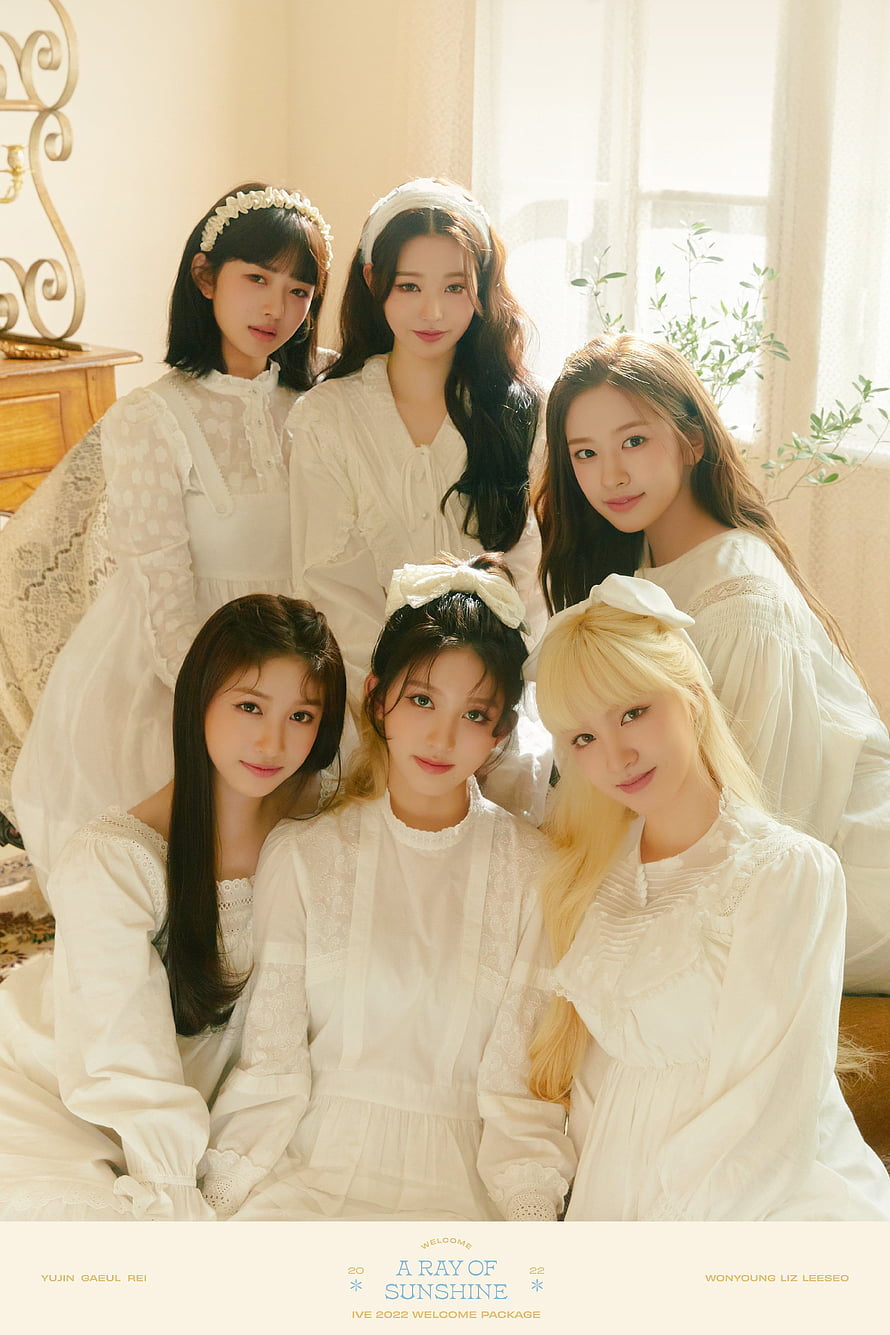 IVE 2022 Welcome Package Concept Photo in Soft White Vintage Dresses HD phone wallpaper