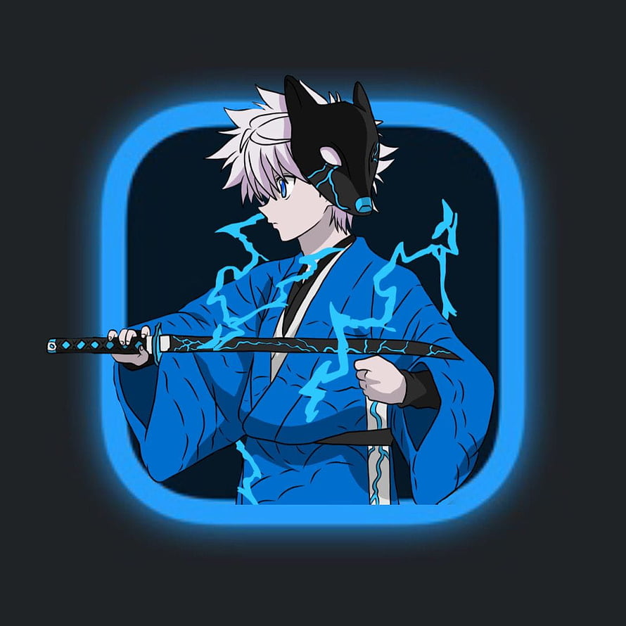 Sanemi Shinazugawa from Demon Slayer Holding Nichirin Sword with Blue Lightning Aura HD phone wallpaper