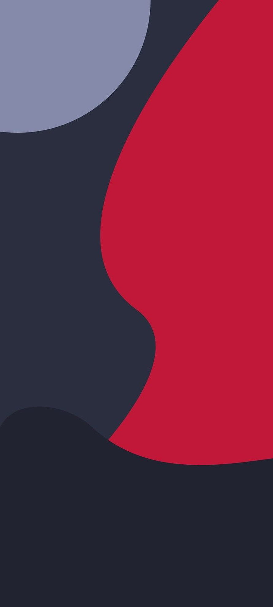 Abstract Red and Blue Geometric Shapes Wallpaper HD phone wallpaper