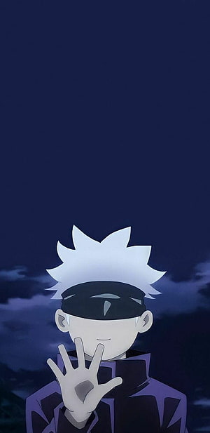Gojo Satoru from Jujutsu Kaisen Anime Character Portrait Wallpaper HD phone wallpaper