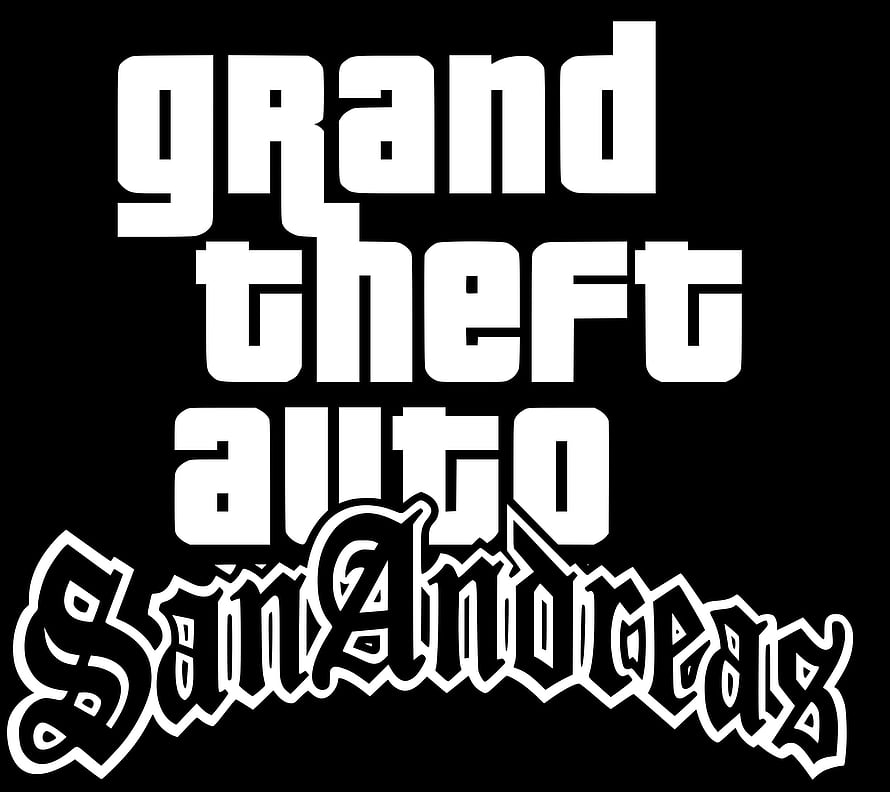 Grand Theft Auto San Andreas Official Logo Wallpaper HD wallpaper