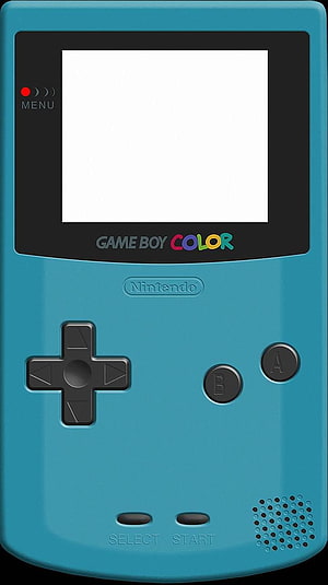 Teal Nintendo Game Boy Color Handheld Console with D-Pad and AB Buttons HD phone wallpaper