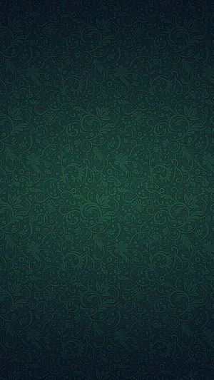 Dark Green Floral Damask Pattern with Ornate Vintage Texture HD phone wallpaper