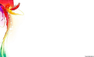 Vibrant Abstract Paint Splash on White Background HD wallpaper