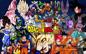Dragon Ball Super 30th Anniversary Character Collection Poster HD wallpaper