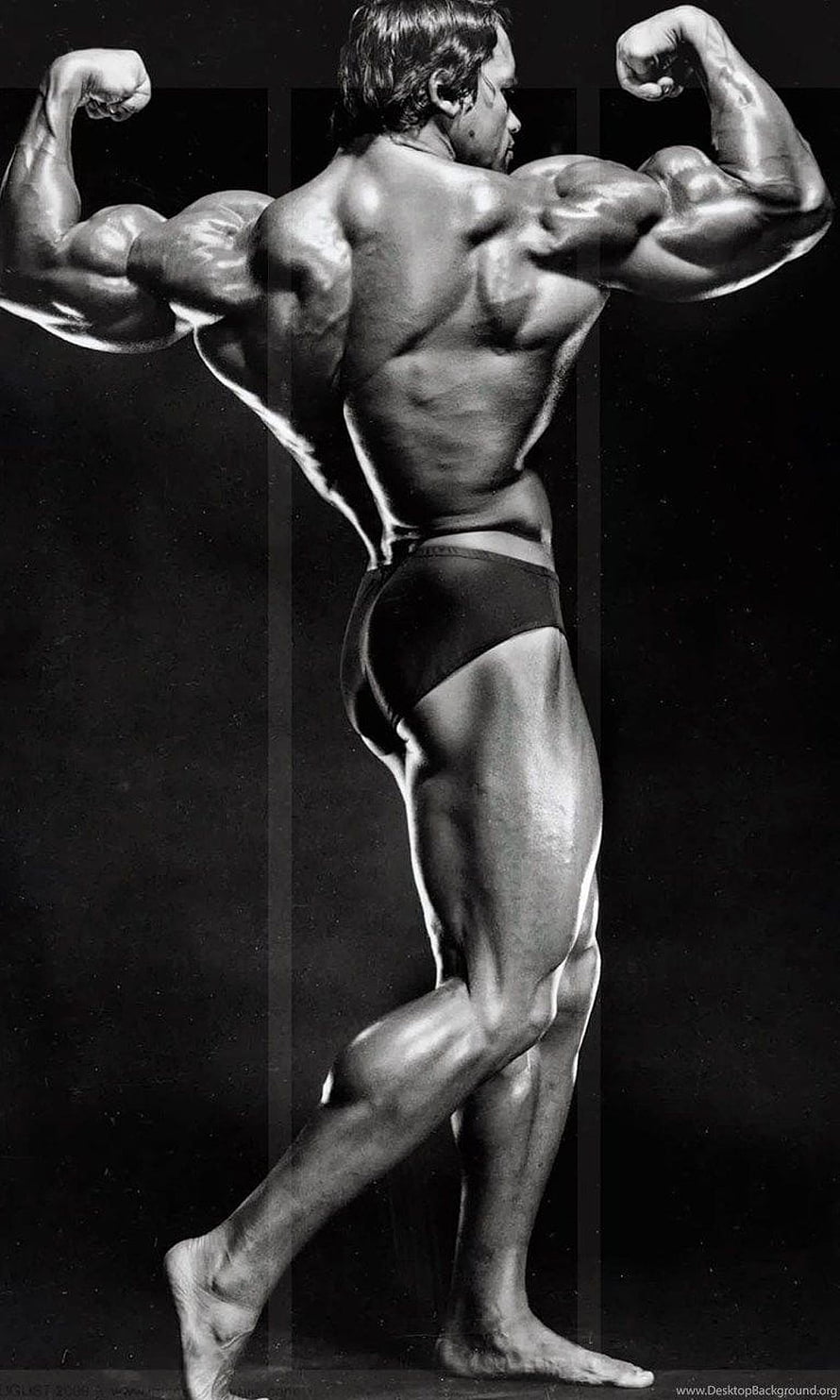 Arnold Schwarzenegger Classic Bodybuilding Pose Black And White HD phone wallpaper
