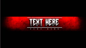 Dark Red Grunge Banner Template with Metallic Text Placeholder HD wallpaper