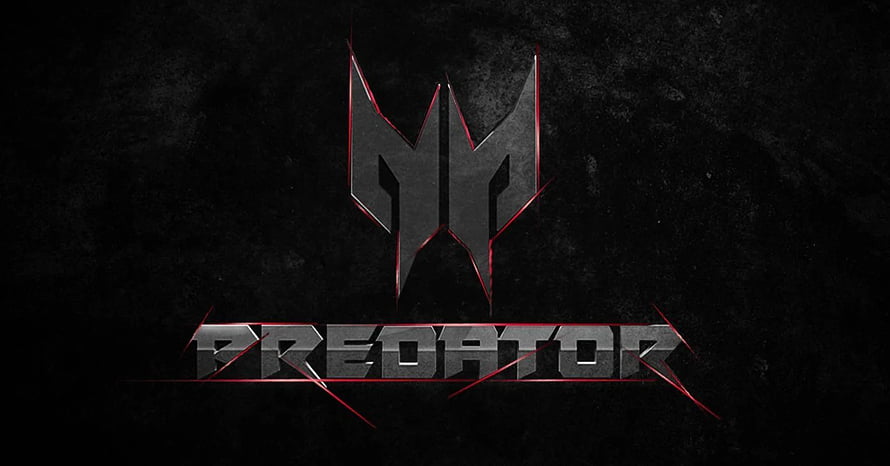 Acer Predator Gaming Logo on Dark Textured Background HD wallpaper