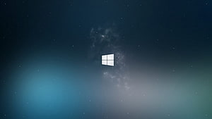 Windows 10 Default Desktop Background with Starry Night Sky and Galaxy HD wallpaper