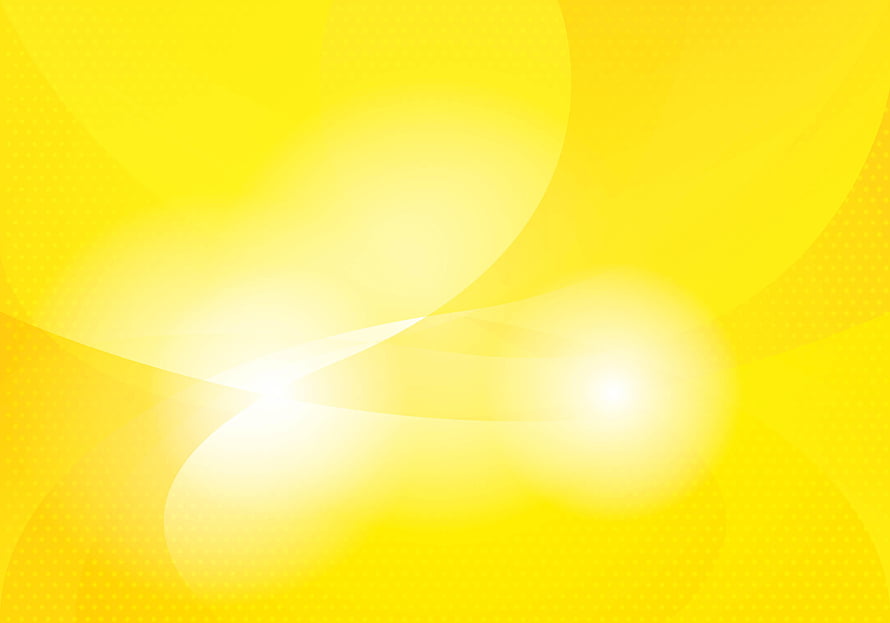Abstract Yellow Background With Soft Light Flares And Smooth Curved Shapes HD wallpaper