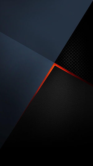 Dark Geometric Abstract Wallpaper with Carbon Fiber and Leather Textures HD phone wallpaper