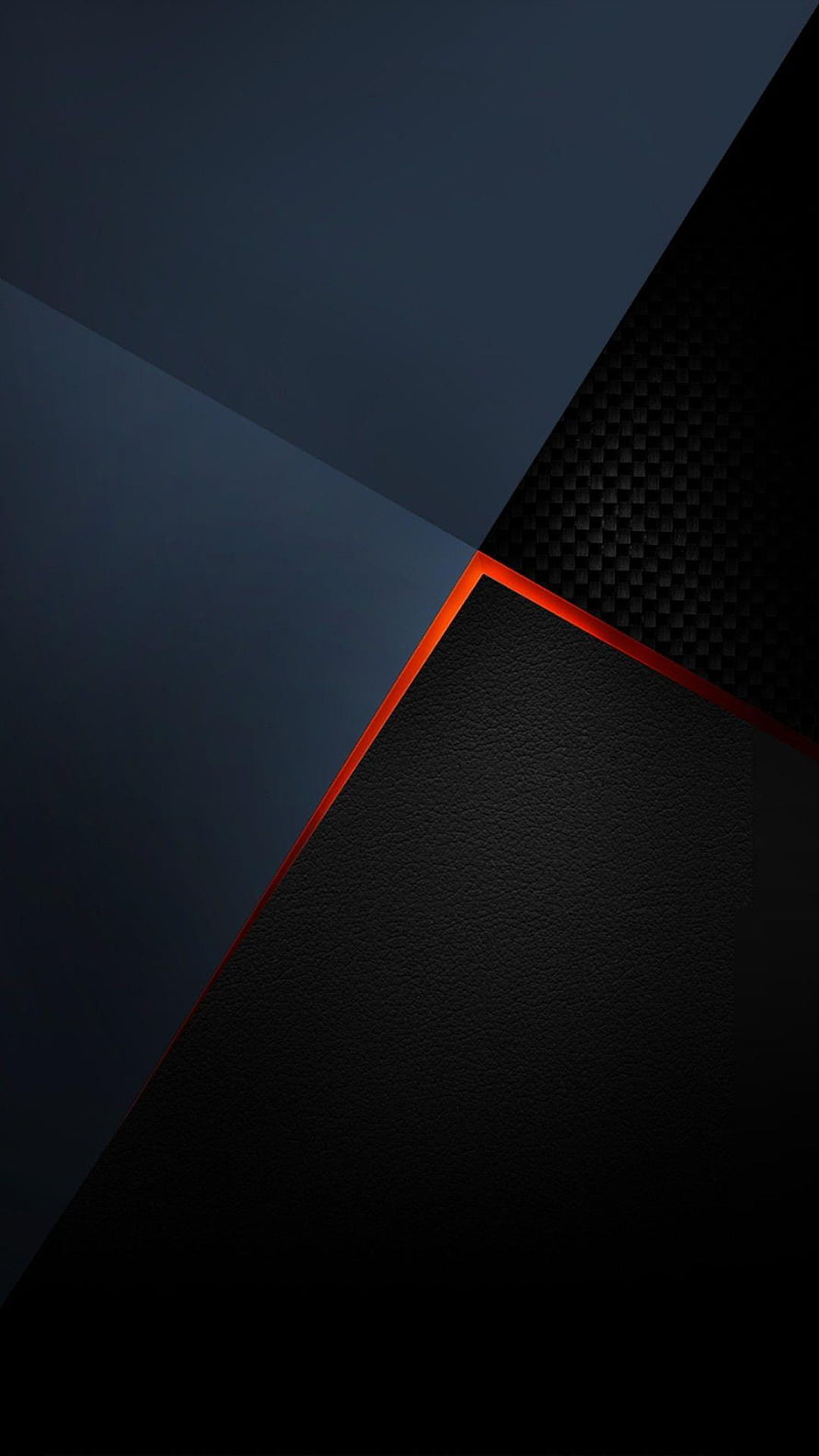 Dark Geometric Abstract Wallpaper with Carbon Fiber and Leather Textures HD phone wallpaper