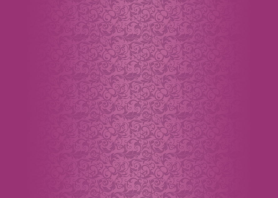 Elegant Pink Damask Floral Pattern Background with Vintage Ornamental Swirls HD wallpaper