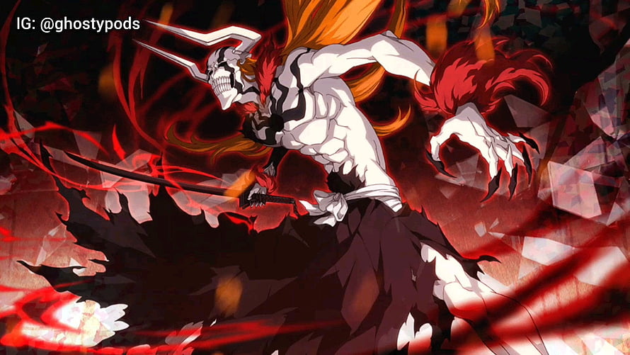 Ichigo Kurosaki Vasto Lorde Form Bleach Anime Character Artwork HD wallpaper