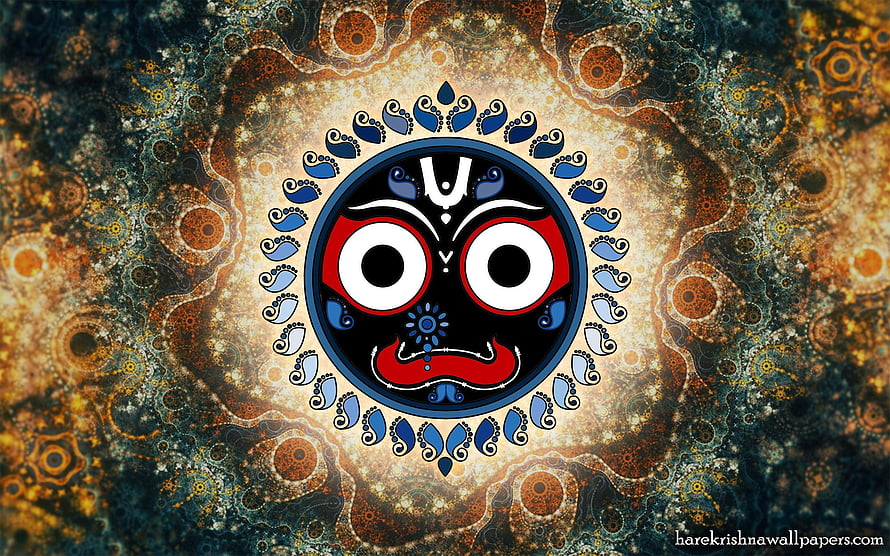 Hare Krishna Om Namah Shivaya Spiritual Mandala Art Wallpaper, Jai Jagannath, #jagannath HD wallpaper
