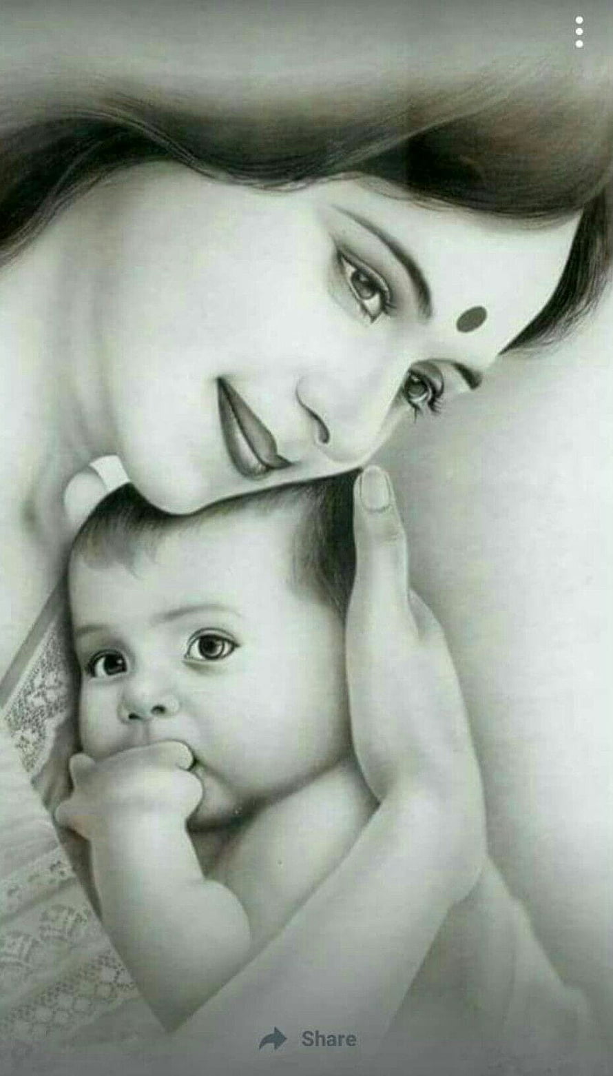 Tender Black And White Portrait Of A Mother Holding Her Baby With A Gentle Smile HD phone wallpaper