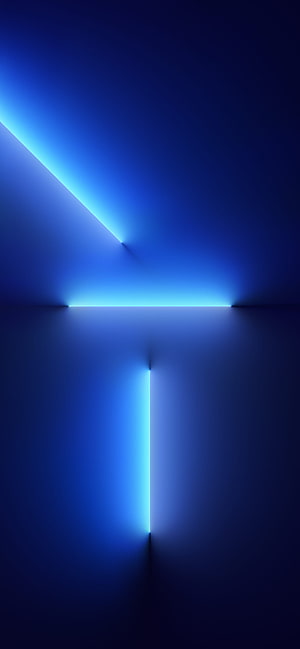 Abstract Blue Geometric Light Rays Wallpaper HD phone wallpaper